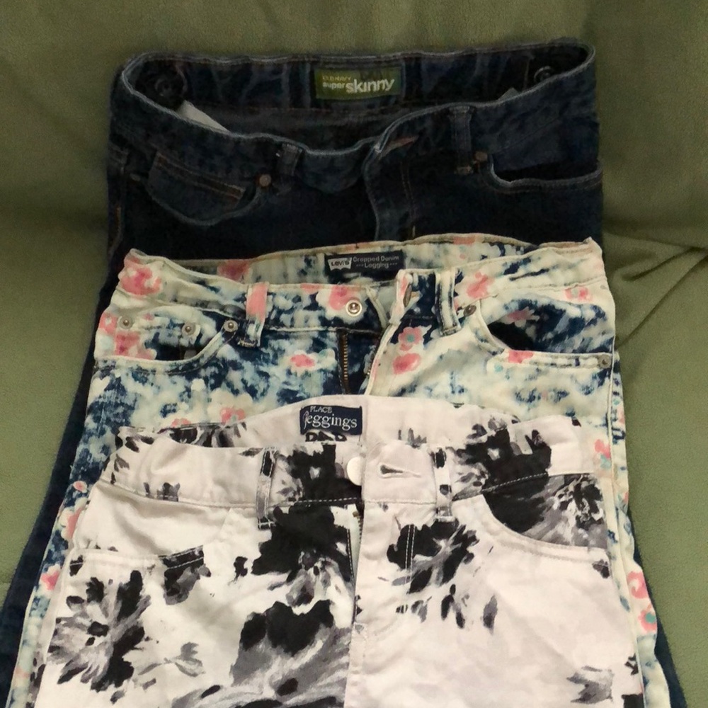 Girls jeans bundle size 10